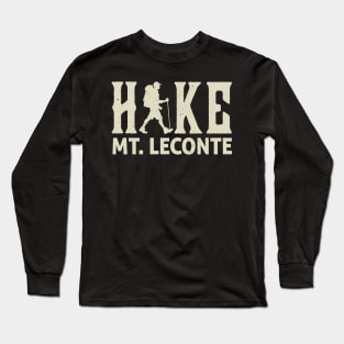 Hike Mt. Leconte Great Smoky Mountains Long Sleeve T-Shirt